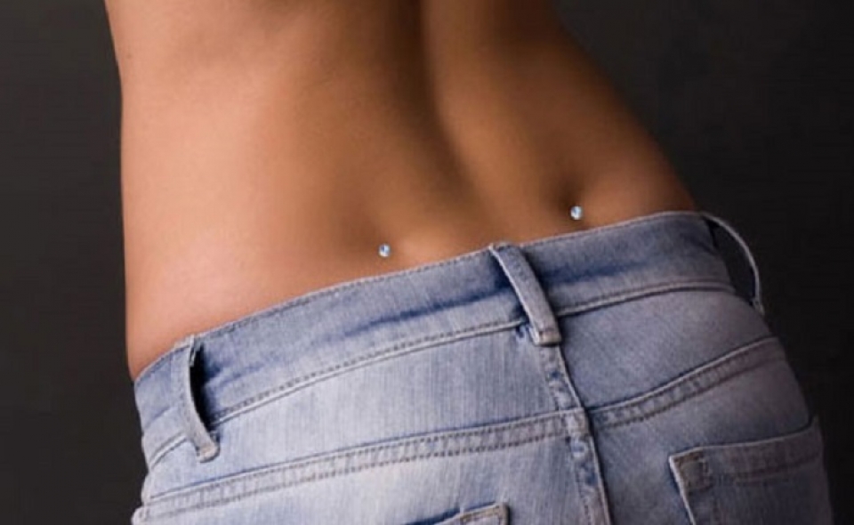 back dimple piercing without dimples